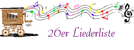 26er Liederliste